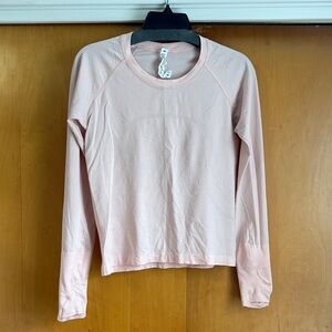 Lululemon Swiftly Tech Blush Pink Long Sleeve Top